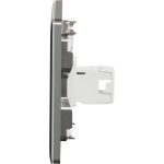 Schneider Electric 施耐德電氣 NUX31RJ6_SS UNICA X 單位RJ45 6類數據插座 (Keystone面板備防塵活門) (炫星銀)